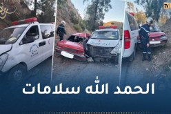 إصابة شخصين في حادث إصطدام بين سيارة الإسعاف وسيارة بفلاوسن في تلمسان