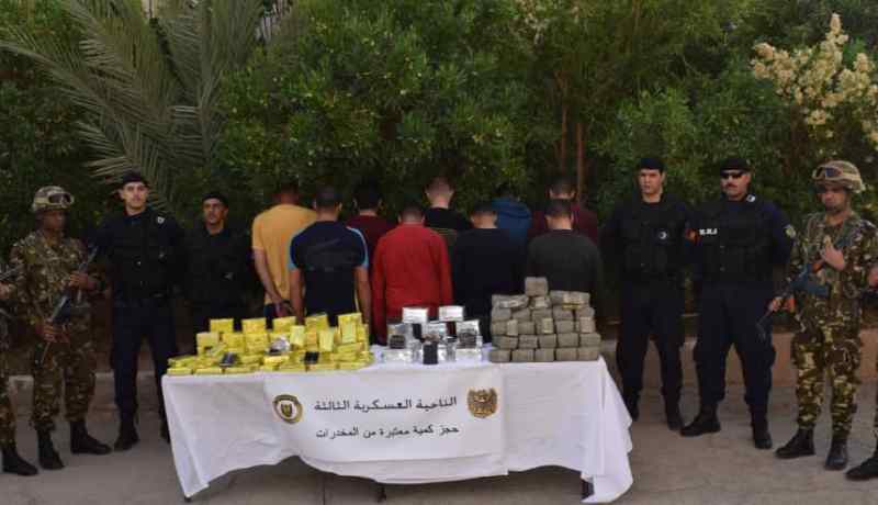 بشـار.. حجز اكثر من قنطار كيف معالج وتفكيك شبكة اجرامية منظمة