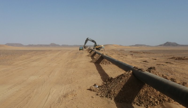 سونلغاز.. 50 بالمائة نسبة تقدم أشغال الربط بالغاز الطبيعي لمحطة توليد الكهرباء في اليزي
