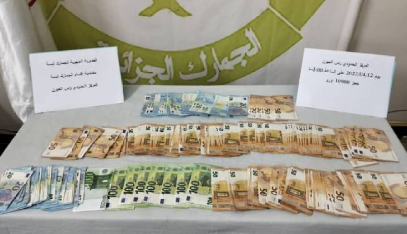 تبسة.. حجز 10 آلاف أورو برأس العيون