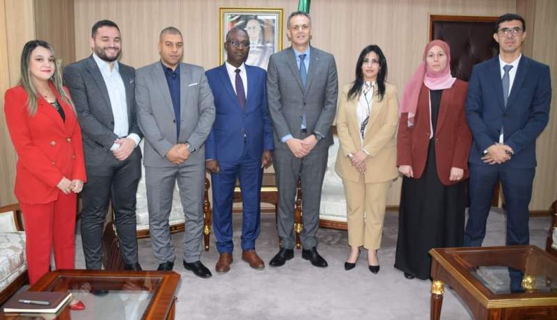 بالصور.. الوزير حماد يستقبل رئيس المجلس الأعلى للشباب حيداوي