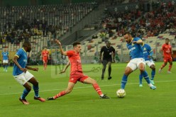 شباب بلوزداد ينهي شوطه الأول أمام صان داونز متأخرا بثنائية لهدف