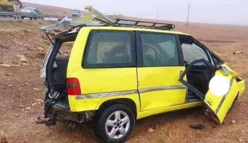 خنشلة: 8 جرحى إثر انحراف سيارة نقل جماعي في بلڨيطان