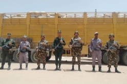 حجز جرار مُحمل بالمواد الغذائية في برج باجي مختار
