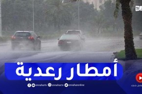 أمطار رعدية غزيرة على الولايات الشرقية