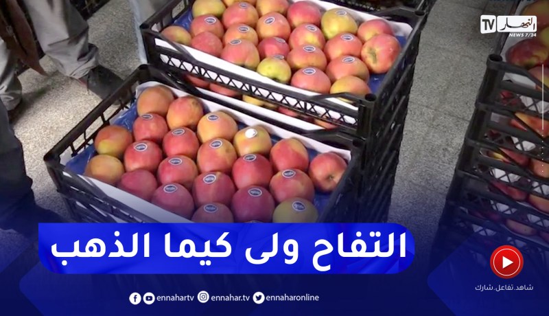 تجارة: التفاح المحلي بأزيد من 600 دج إن وجد بالأسواق
