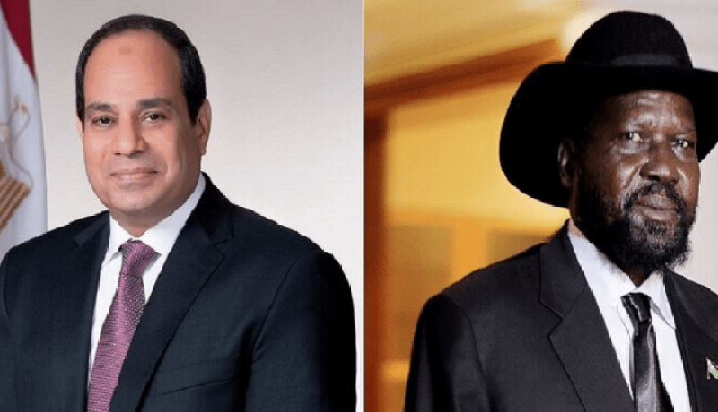 السيسي وسيلفا كير يدعوان لوقف إطلاق النار بشكل فوري في السودان