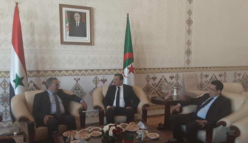 وصول وزير النفط السوري إلى الجزائر