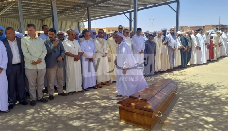 تشييع جثمان الشيخ سعيد تامتري إلى مثواه الأخير ببشار