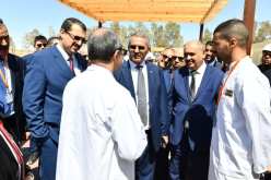 حكار  يتفقد مديرية أنابيب الغاز أنريكو ماتيي في تبسة