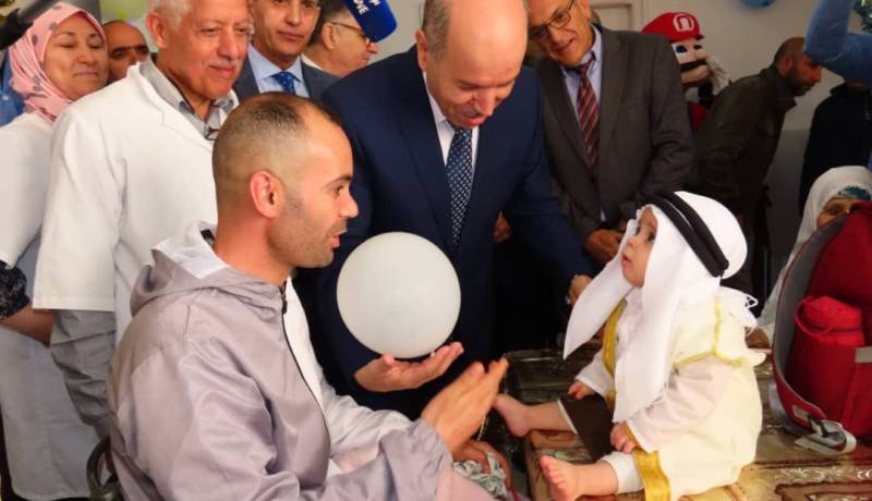 وزير الصحة يعاين سير عملية الختان في مستشفى زميرلي بالعاصمة