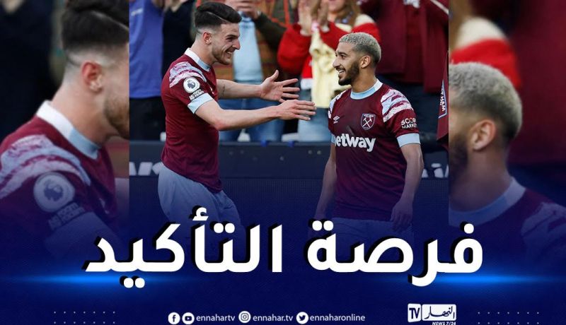 بن رحمة أساسيا في مباراة ويست هام أمام ألكمار الهولندي