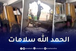 شاهد كيف إصطدمت شاحنة بمسجد في بومية بباتنة