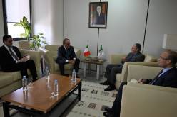 بلاني يستقبل سفير إيطاليا بالجزائر