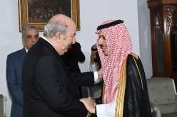 رئيس الجمهورية يستقبل وزير الخارجية السعودي