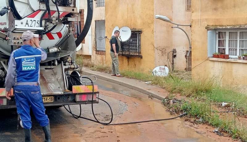 تيبازة: سيال تُصدر بيانا حول الأمطار الغزيرة المتساقطة بالولاية
