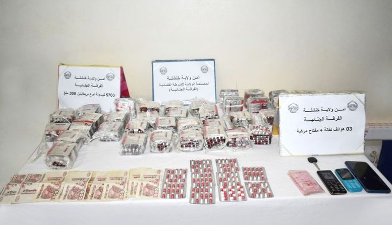 خنشلة.. توقيف 3 أشخاص وحجز قرابة 6 آلاف كبسولة من المهلوسات