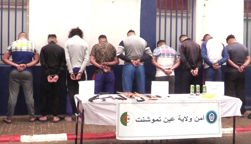 عين تموشنت.. توقيف 9 أشخاص وحجز كمية المؤثرات العقلية