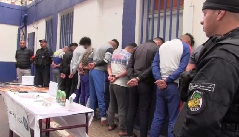 عين تموشنت: تفكيك عصابة أحياء وتوقيف 9 أشخاص مع حجز أسلحة بيضاء خطيرة وكلاب