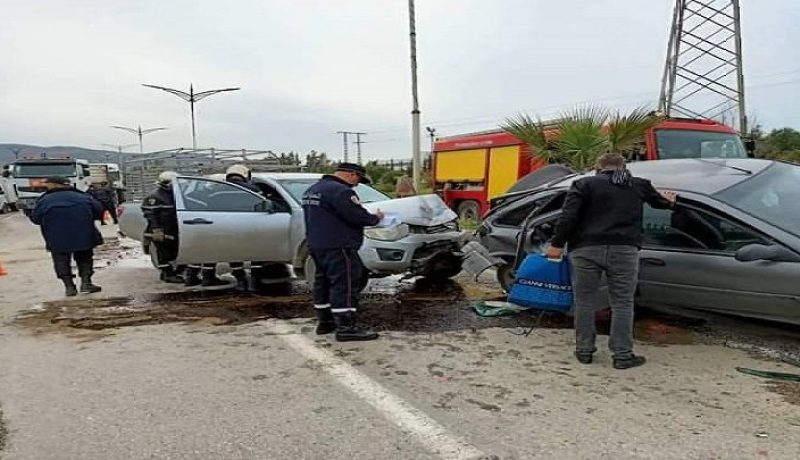 قتيلان وجريح في حادث إصطدام تسلسلي لـ 3 سيارات في تلمسان