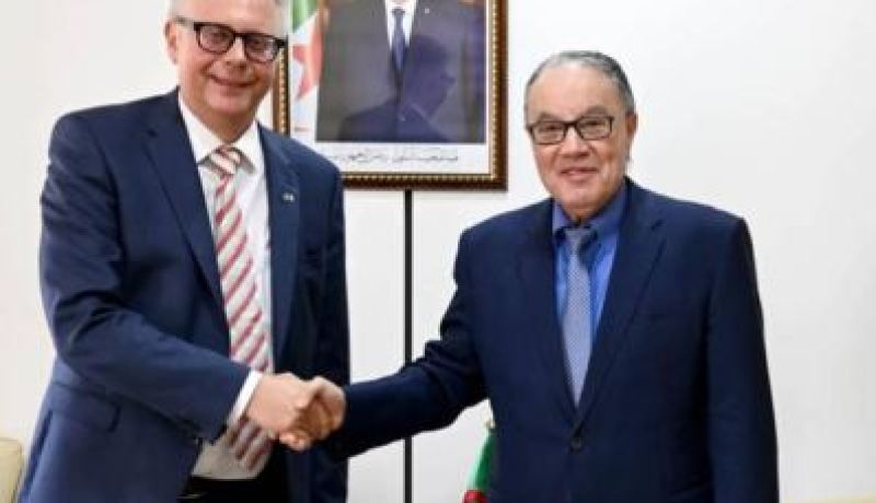 بلاني يستقبل سفير السويد بالجزائر