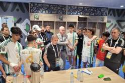 زفيزف يرفع معنويات لاعبي المنتخب الوطني لأقل من 17 عاما