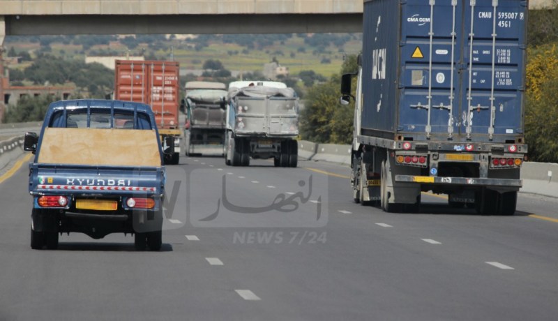 الدرك: المركبات الثقيلة تسببت في 19.36 بالمائة من حوادث المرور