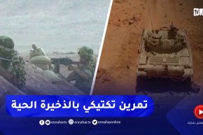 الفريق أول السعيد شنقريحة يشرف على تمرين تكتيكي بالذخيرة الحية بالناحية العسكرية الثالثة