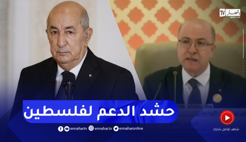“رئيس الجمهورية” : نسعى لحشد الدعم لفلسطين ..