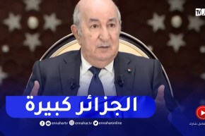 “رئيس الجمهورية :” الجزائر كبيرة جدا ويجب أن نكون كبارا في نفس مستواها