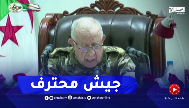 شنقريحة : الجيش الوطني الشعبي أصبح جيشا محترفا بكل ما تعنيه عبارات الاحتراف