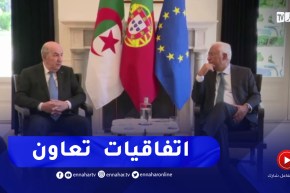 الرئيس تبون يشرف رفقة الوزير الأول البرتغالي على مراسم توقيع اتفاقيات بين البلدين
