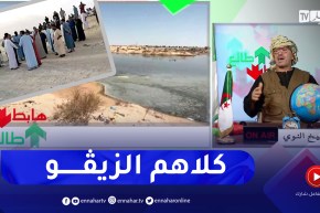 طالع هابط: كارثة بيئية على قارعة الطريق بواد سوف .. مياه قذرة تهدد سلامة المواطنين