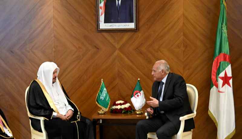 عطاف يستقبل رئيس مجلس الشورى السعودي