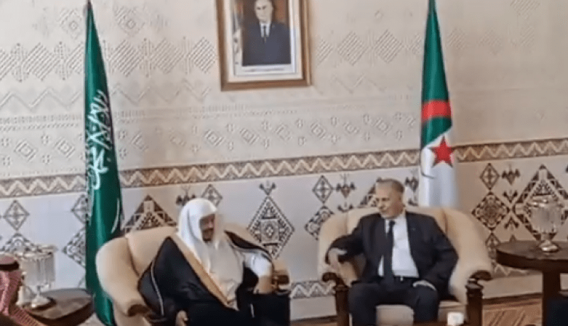 قوجيل يستقبل رئيس مجلس الشورى السعودي