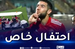 بالفيديو.. قندوسي يصنع الحدث بطريقة احتفاله مع الأهلي بكأس السوبر