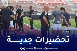 الخضر يجرون أول وآخر حصة تدريبية تحسبا لمواجهة تونس