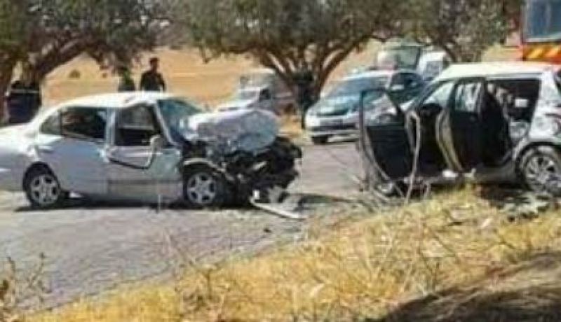 خنشلة: إصابة 8 أشخاص في حادث إصطدام سيارتين بمنطقة واد بوغقال في انسيغة