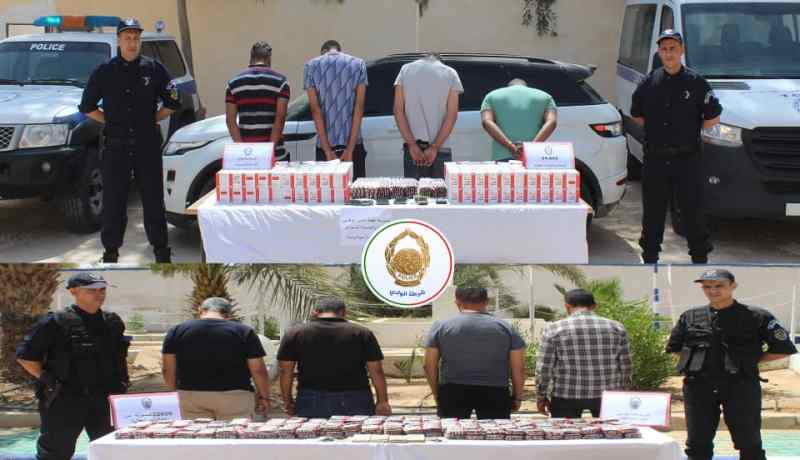 الوادي.. حجز قرابة 60 ألف كبسولة بريغابالين وتوقيف 8 أشخاص