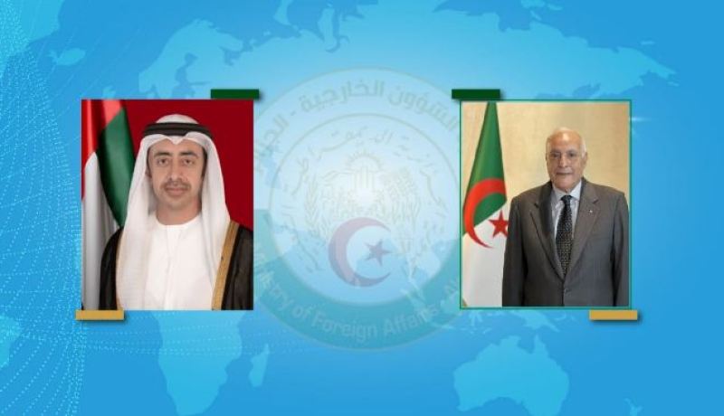 عطاف يتلقى إتصالا هاتفيا من نظيره الإماراتي.. هذا مضمونه