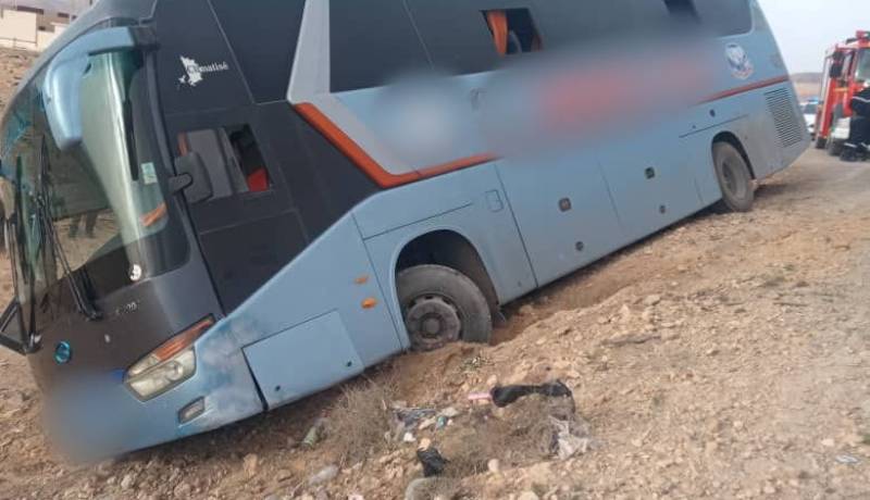 6 ضحايا في انحراف حافلة بالمسيلة