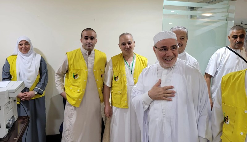 بالصور: بلمهدي يتفقد الأعمال والخدمات المقدمة للحجاج بمركز مكة المكرمة