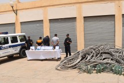المغير.. توقيف 3 أشخاص واسترجاع 50 قنطار من الكوابل الكهربائية