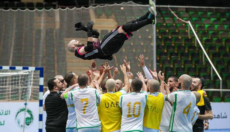 المنتخب الوطني لكرة الصالات يتأهل إلى نصف نهائي كأس العرب