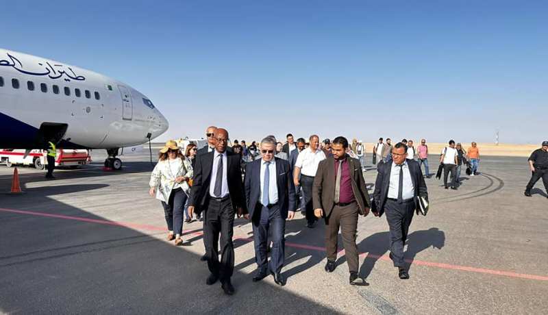 وفد عن وزارة الطاقة مرفوق بمسؤولي الائتلاف الصيني يحلون بتندوف