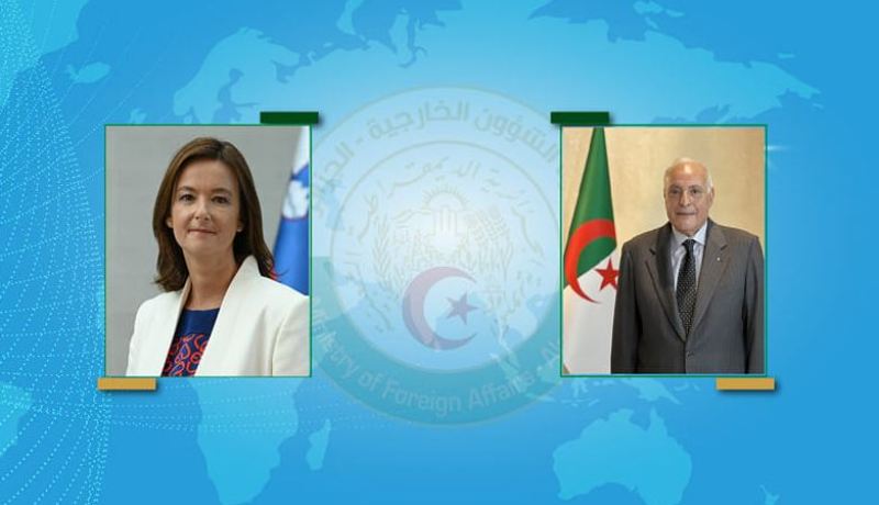 عطاف يتلقى مكالمة هاتفية من نظيرته السلوفينية