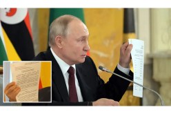 شاهد.. بوتين يكشف عن سر انسحاب الروس من كييف