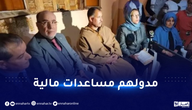 بلمهدي وكريكو يقدمان تعازي رئيس الجمهورية لعائلات ضحايا التقلبات الجوية بسعيدة