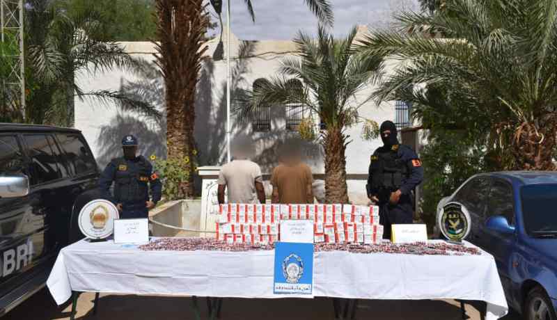 تندوف: الإطاحة بشبكة وحجز 14250 قرص مهلوس