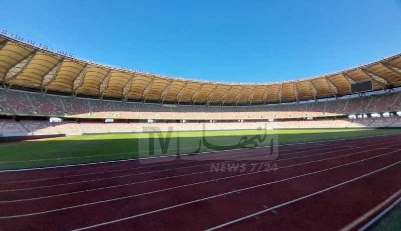 بالصور.. هذه حالة أرضية ملعب جابوما قُبيل مواجهة الخضر ضد أوغندا